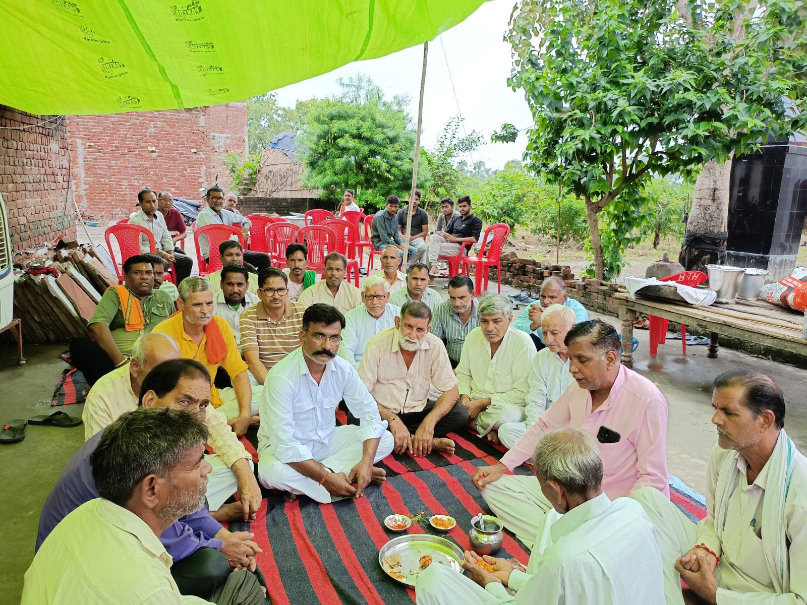 भाकियू लोक शक्ति के ब्लाॅक उपाध्यक्ष को दी श्रद्धांजलि