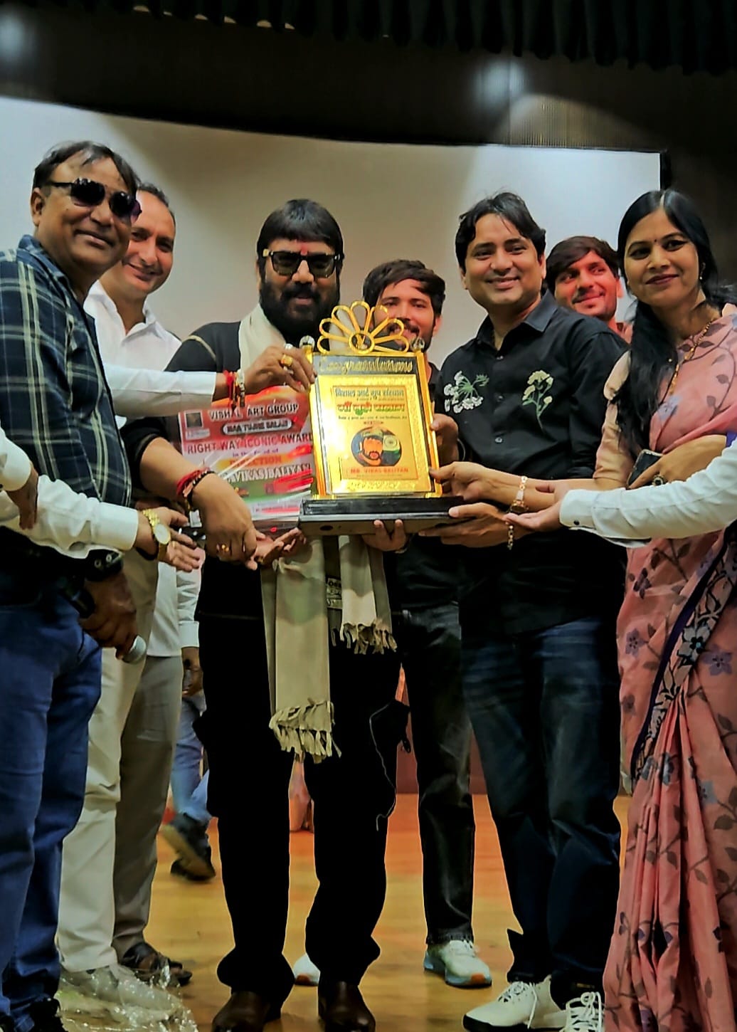 ‘मां तुझे सलाम’ कार्यक्रम में सम्मानित हुई विकास बालियान की टीम