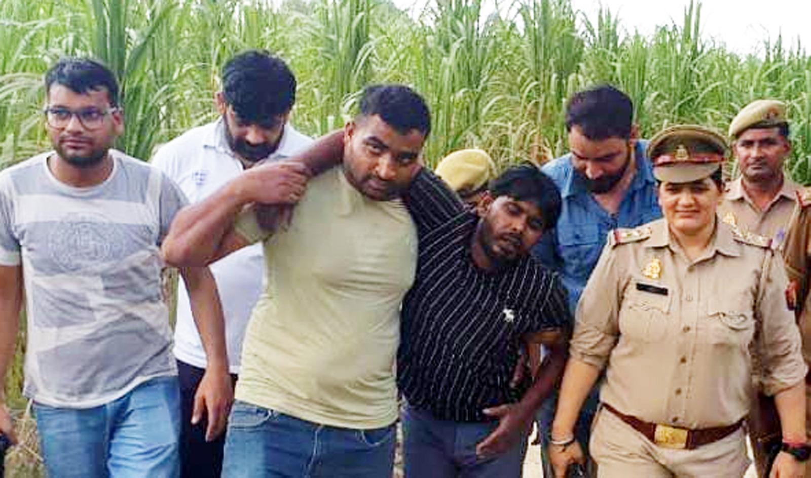 वहलना में विधवा की हत्या, हत्यारोपी ने मुठभेड में गोली खाई