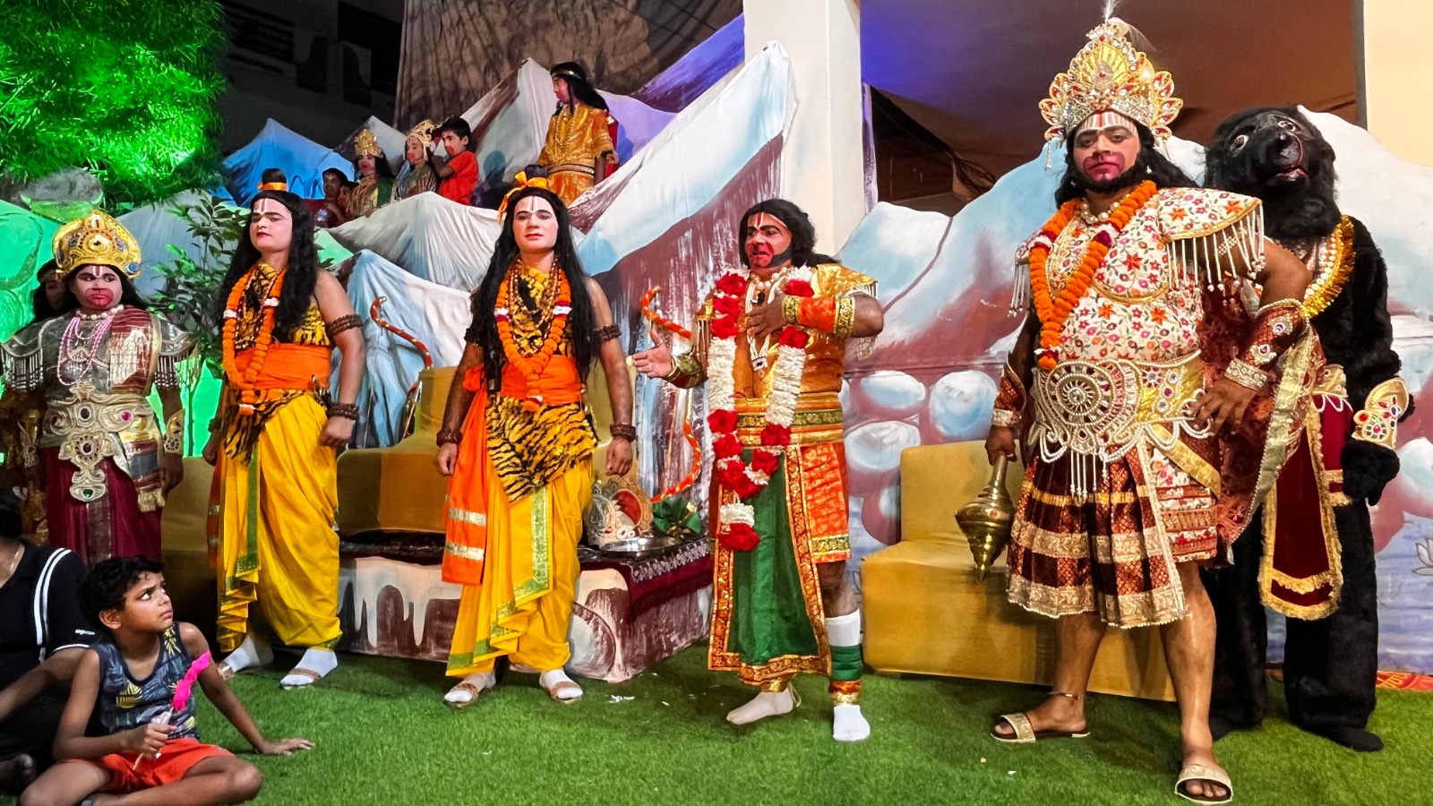 बालि वध और लंका दहन की लीला देख रोमांचित हुए दर्शक