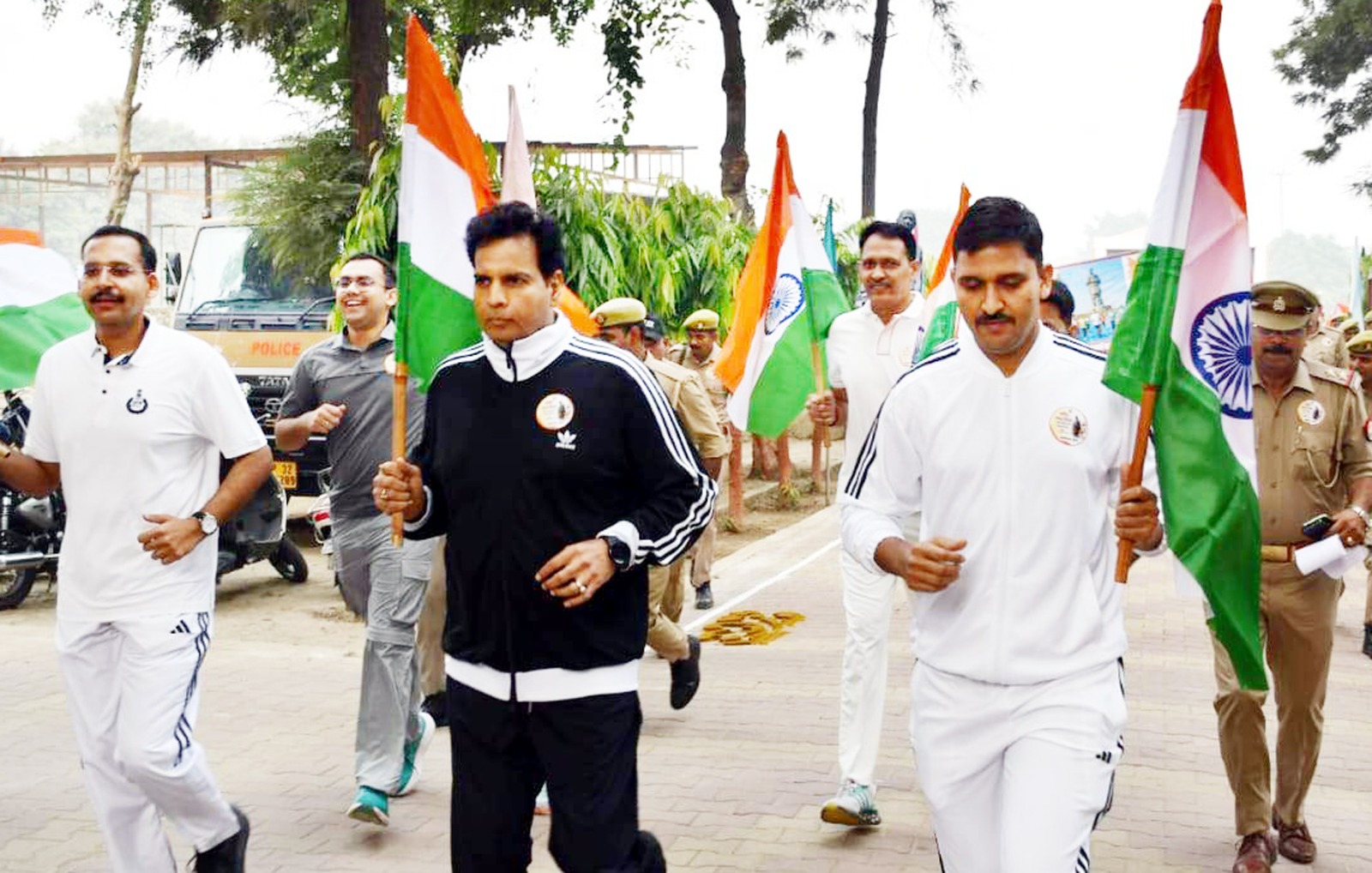 तिरंगे के रंग में रंगा मुजफ्फरनगर