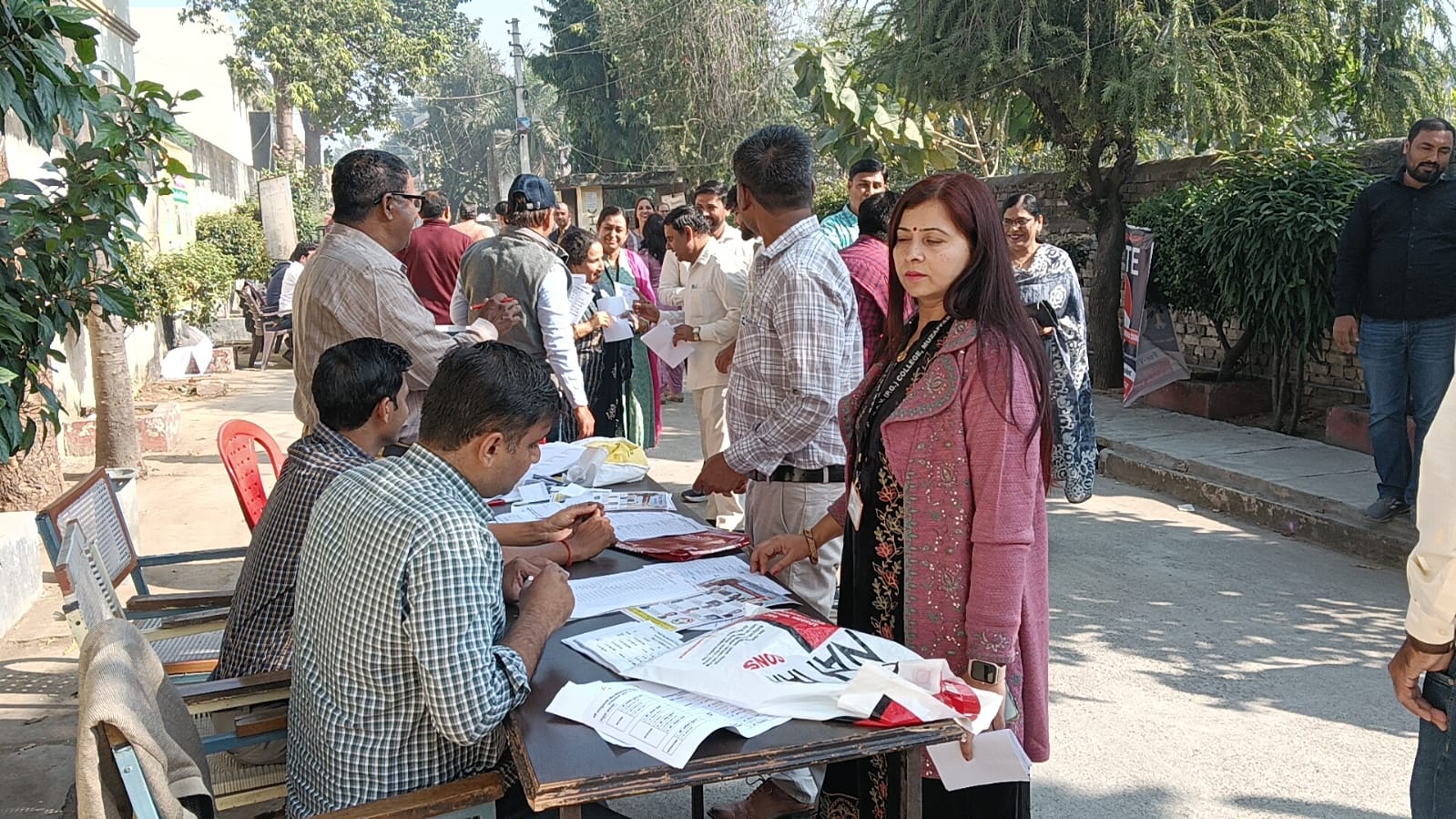 डीएवी कॉलेज में शिक्षक संघ का चुनाव संपन्न