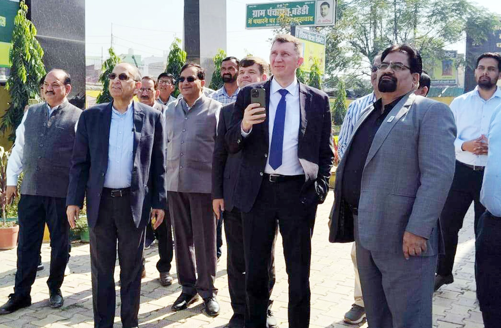 बेलारूस डेलीगेशन ने किया आईपीएल यूनिट का निरीक्षण