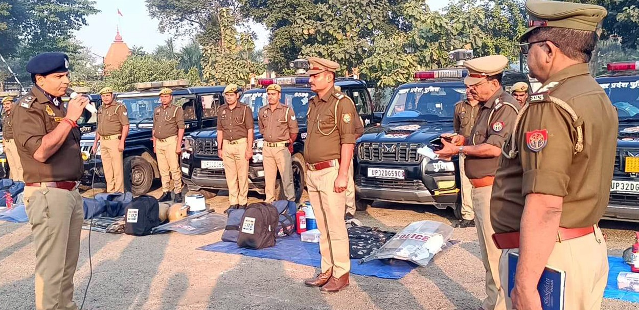 कप्तान ने फिटनेस को पुलिसकर्मियों की लगवाई दौड़