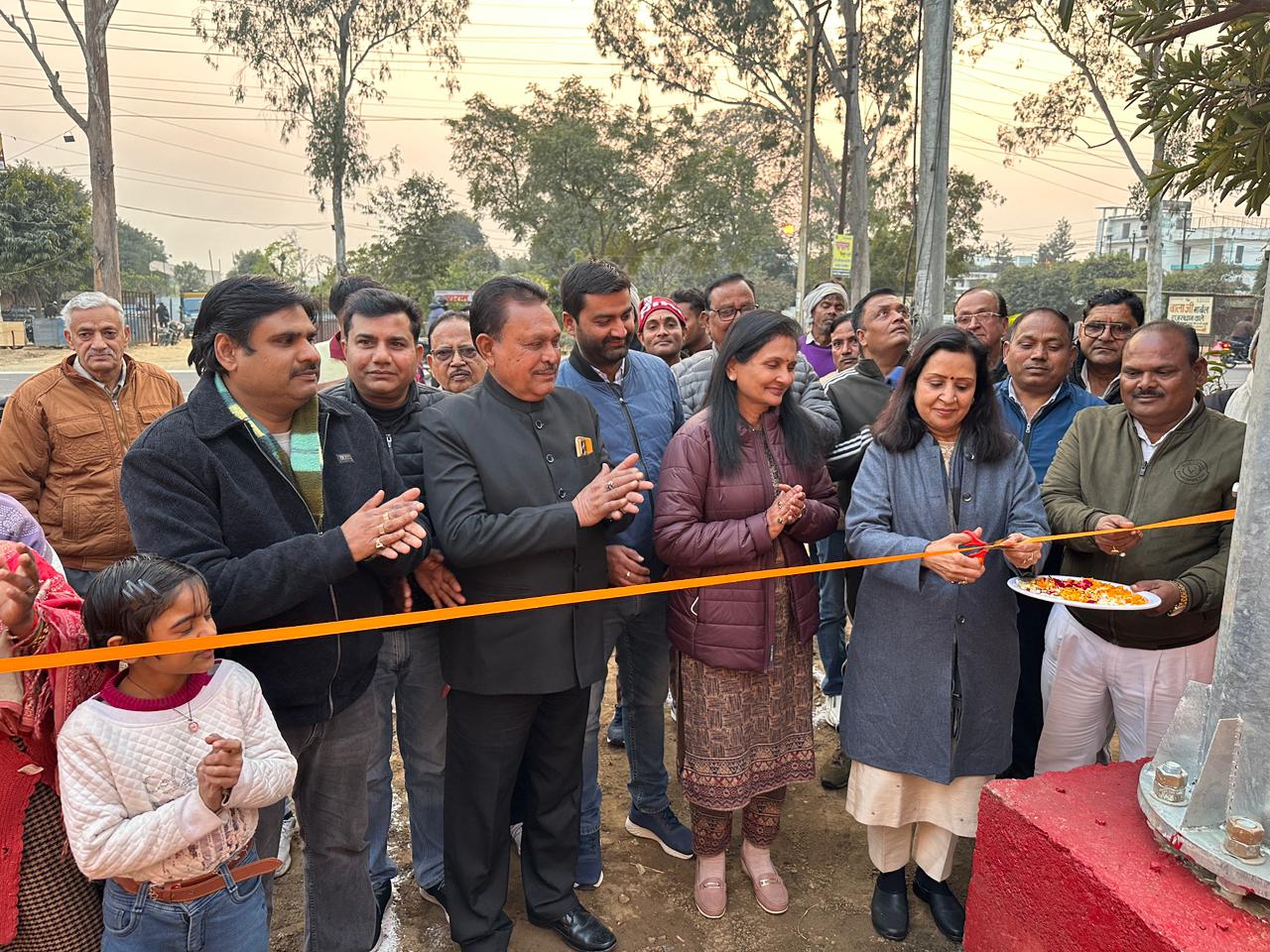 नई हाई मास्क लाइट से जगमगाया सुरेन्द्र नगर